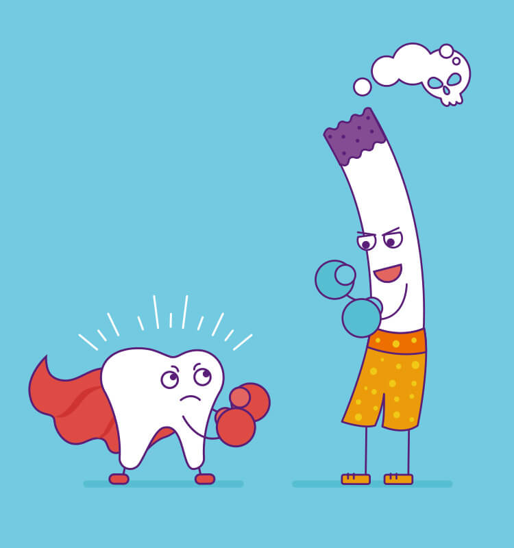 歯周病とたばこ：注意すべき重大な影響